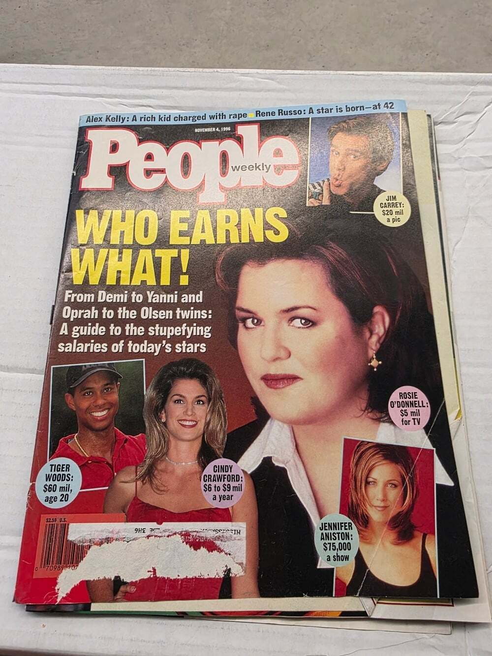 People Weekly Magazine November 4 1996 Who Earns What Rosie O'Donnell Celebrity